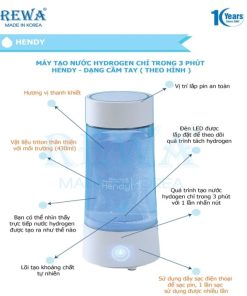 Alternative view of MÁY TẠO NƯỚC HYDROGEN CẦM TAY HENDY