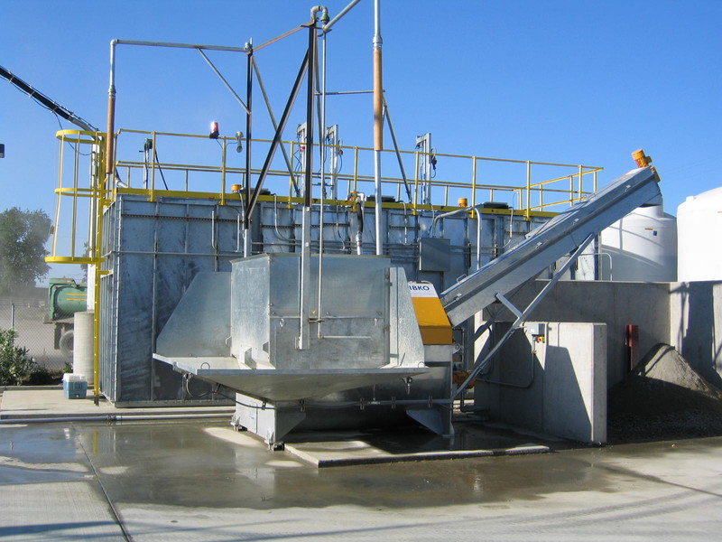 hệ thống xử lý nước thải trạm trộn bê tông