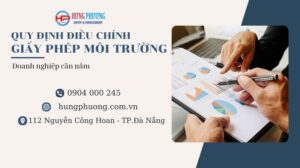điều chỉnh giấy phép môi trường