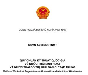 QCVN VỀ NƯỚC THẢI SINH HOẠT