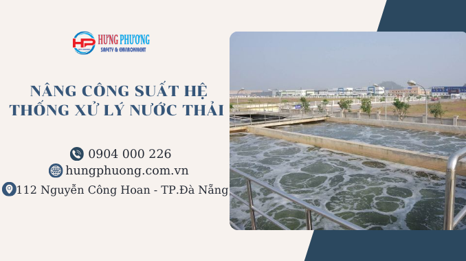 nâng công suất hệ thống xử lý nước thải