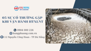 sự cố khi vận hành hệ thống xử lý nước thải