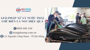 xử lý nước thải chế biến cá ngừ