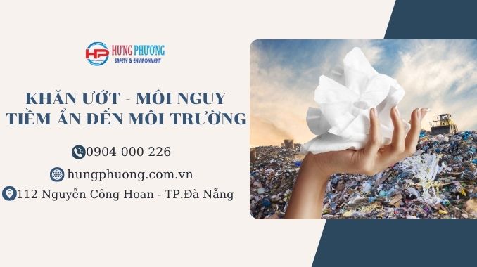 khăn ướt và hệ thống thoát nước